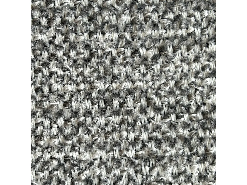 Kinna - Canapé convertible express 3 places en tissu - Gris chiné