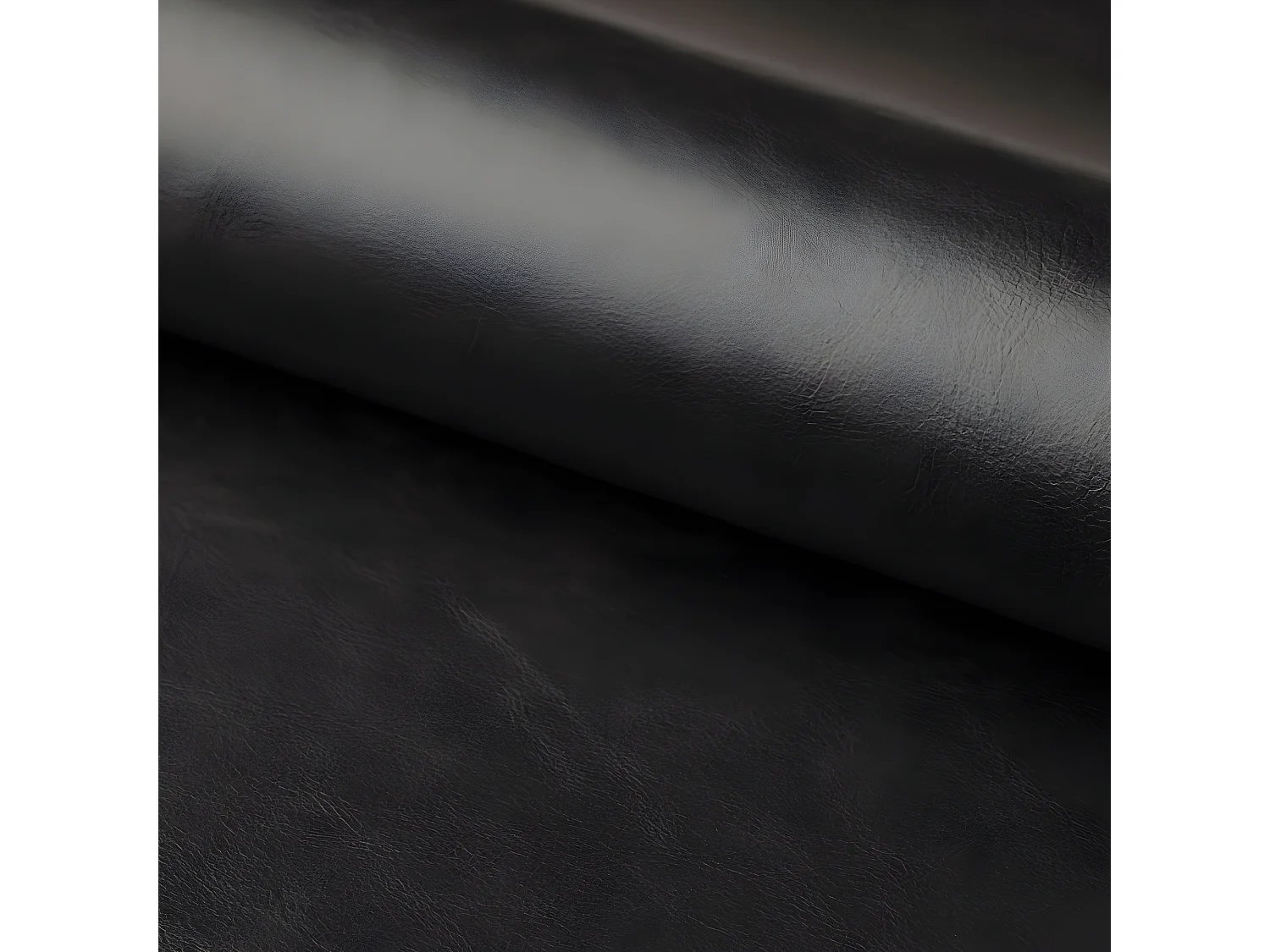 Anartia - Tabouret de bar réglable en simili et métal H61-83cm - Noir