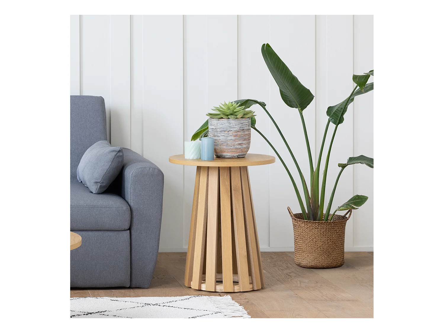 Table d'appoint ronde style scandinave LIV