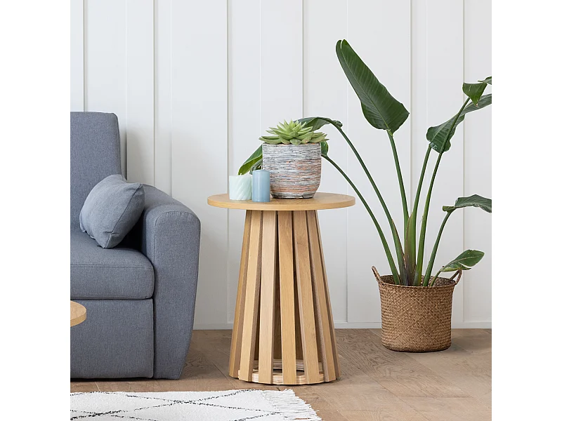 LIV Scandinavische stijl ronde bijzettafel