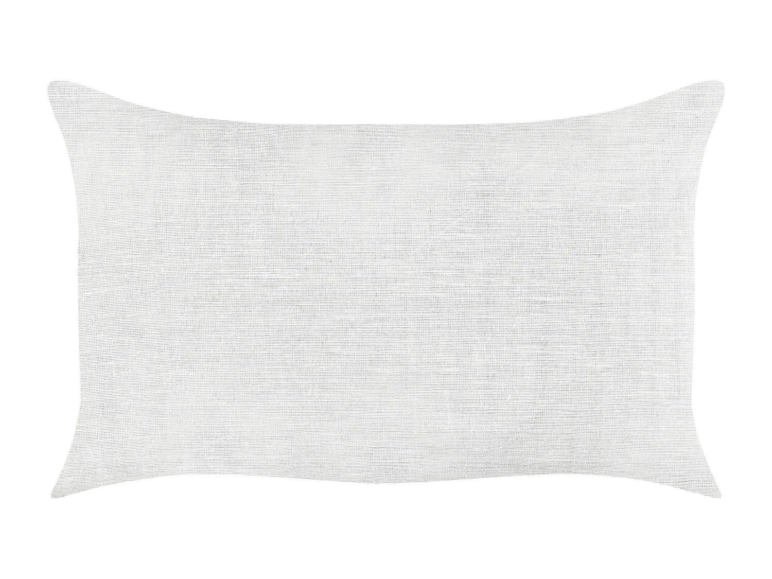 Set di 2 cuscini BANORI Lino 30 x 50 cm Bianco Tinta unita