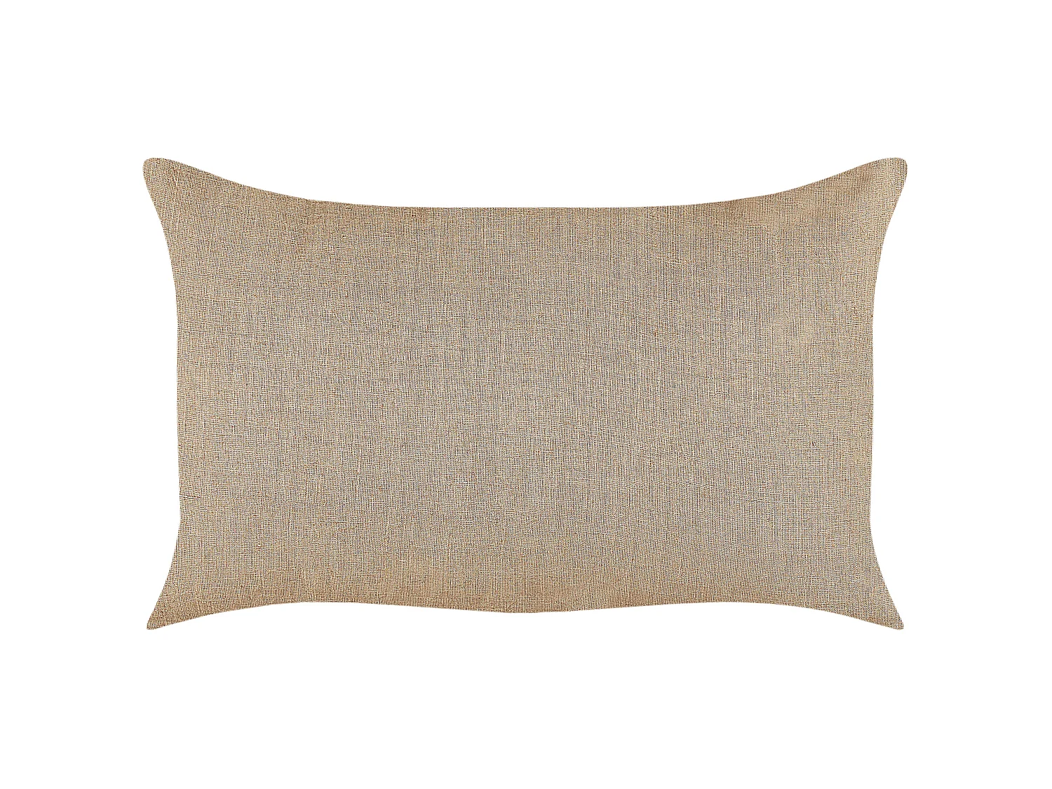 Dekokissen 2er Set BANORI Leinen 30 x 50 cm Beige Ohne Muster