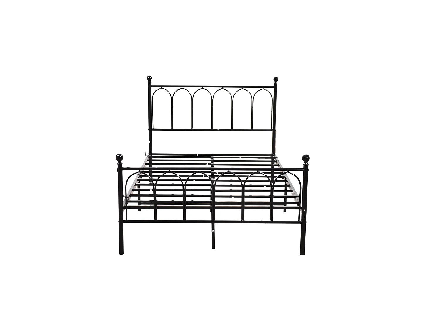 Uitschuifbed 140x200 cm - Gestoffeerd bed met lades en lattenbodem - Linnen stof - Beige - Zonder matras