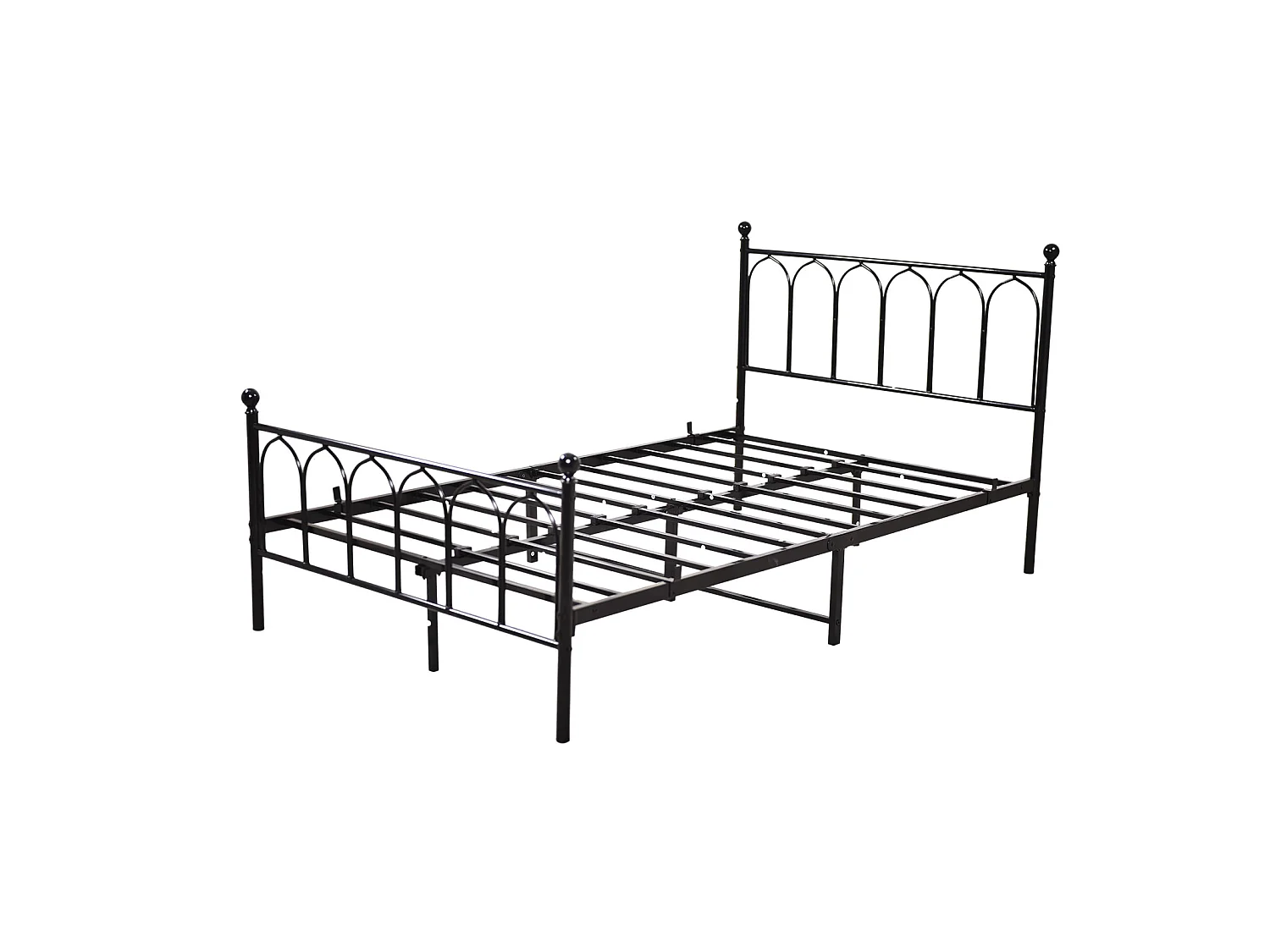Uitschuifbed 140x200 cm - Gestoffeerd bed met lades en lattenbodem - Linnen stof - Beige - Zonder matras