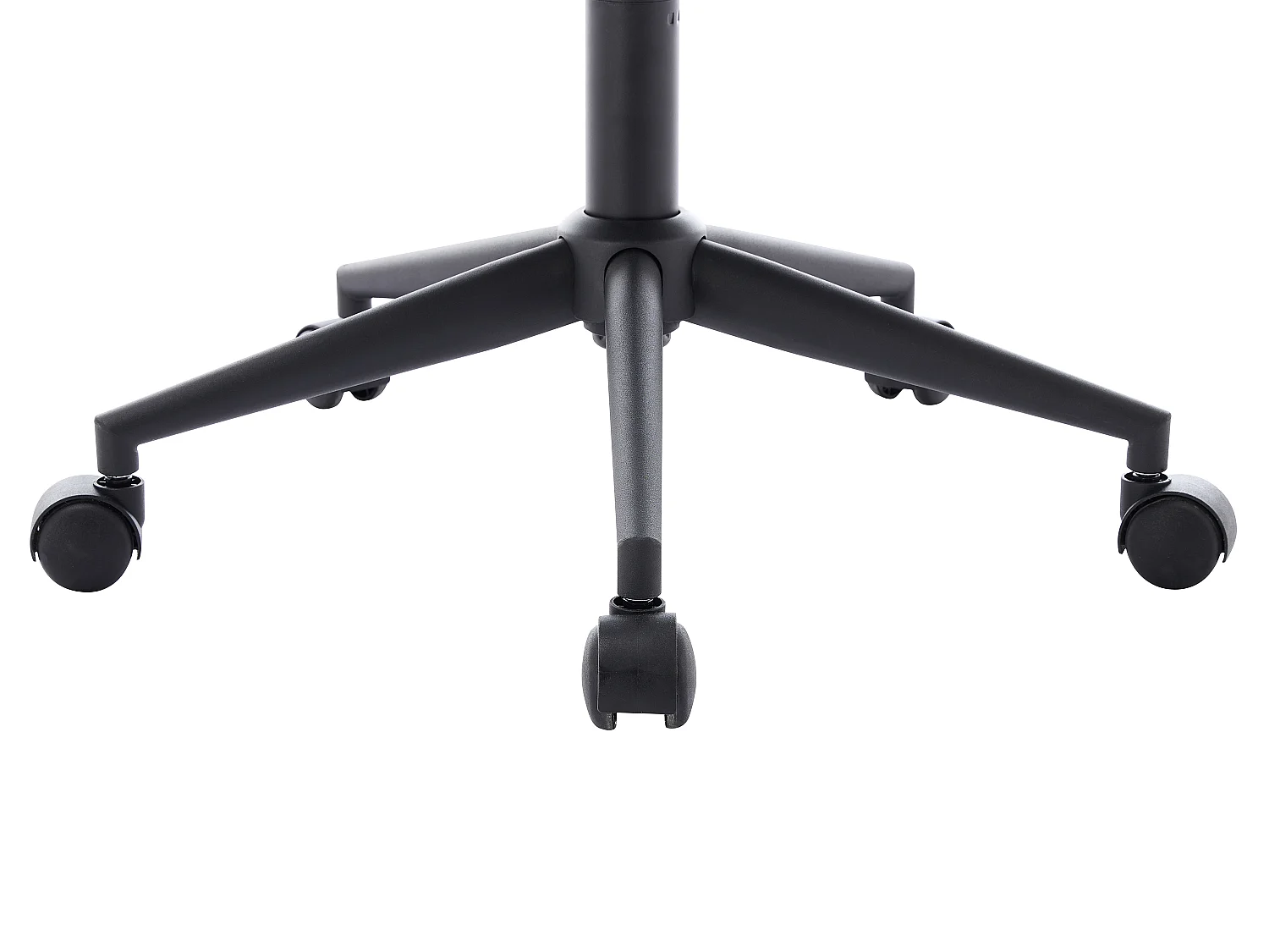 Bürostuhl höhenverstellbar - Strukturstoff - Schwarz - MATOMI