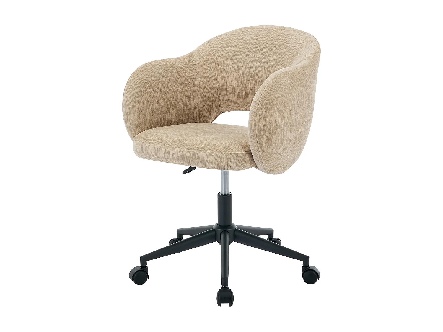bureaustoel - Stof met textuur - Beige - ACACILIO