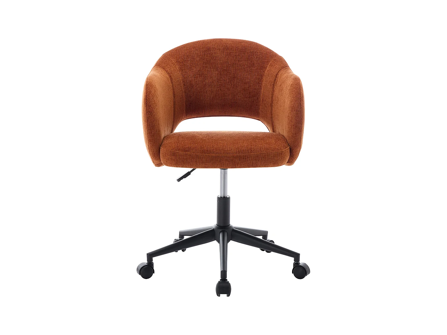 Bureaustoel - Stof met textuur - Terracotta - ACACILIO