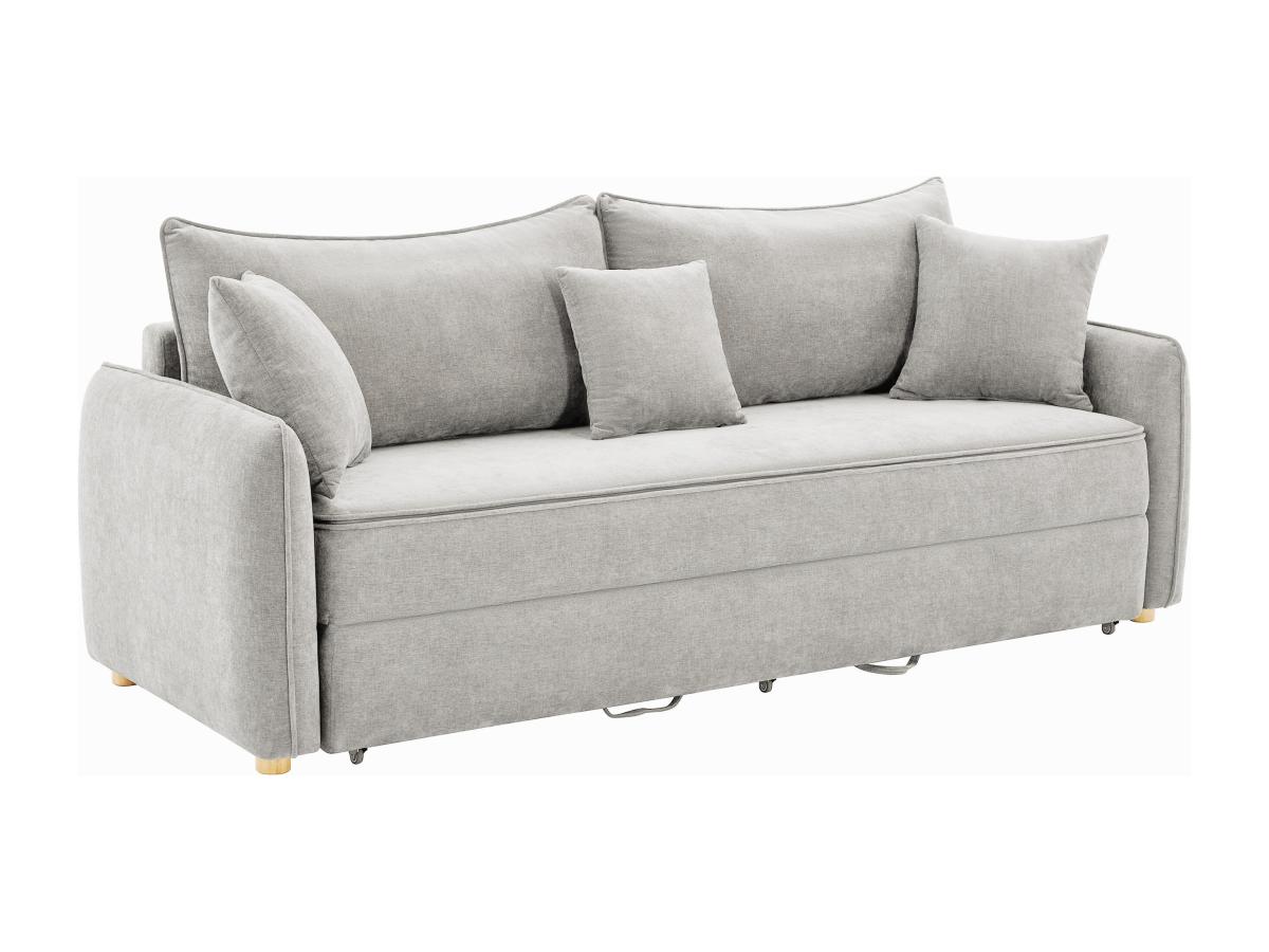 Sofa mit Schlaffunktion 3-Sitzer - Sitzfläche mit Memory Schaum - Stoff - G günstig online kaufen