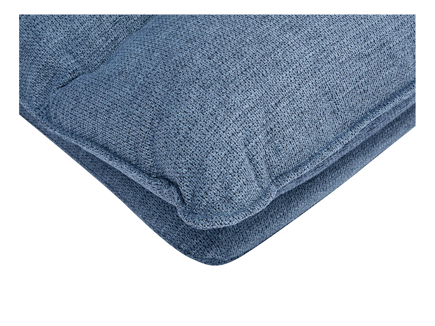 Sessel mit einstellbarer Schlaffunktion - melierter Stoff - Blau - MURTERA