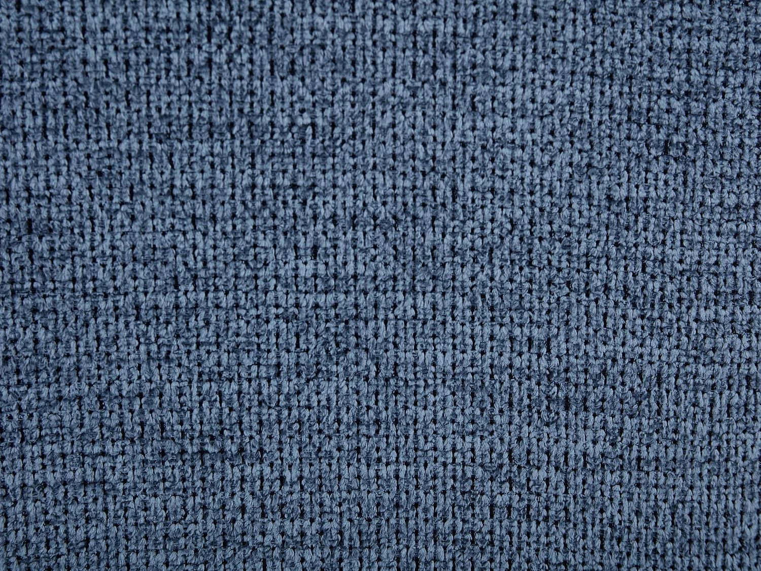 Fauteuil paresseux convertible réglable en tissu chiné bleu MURTERA