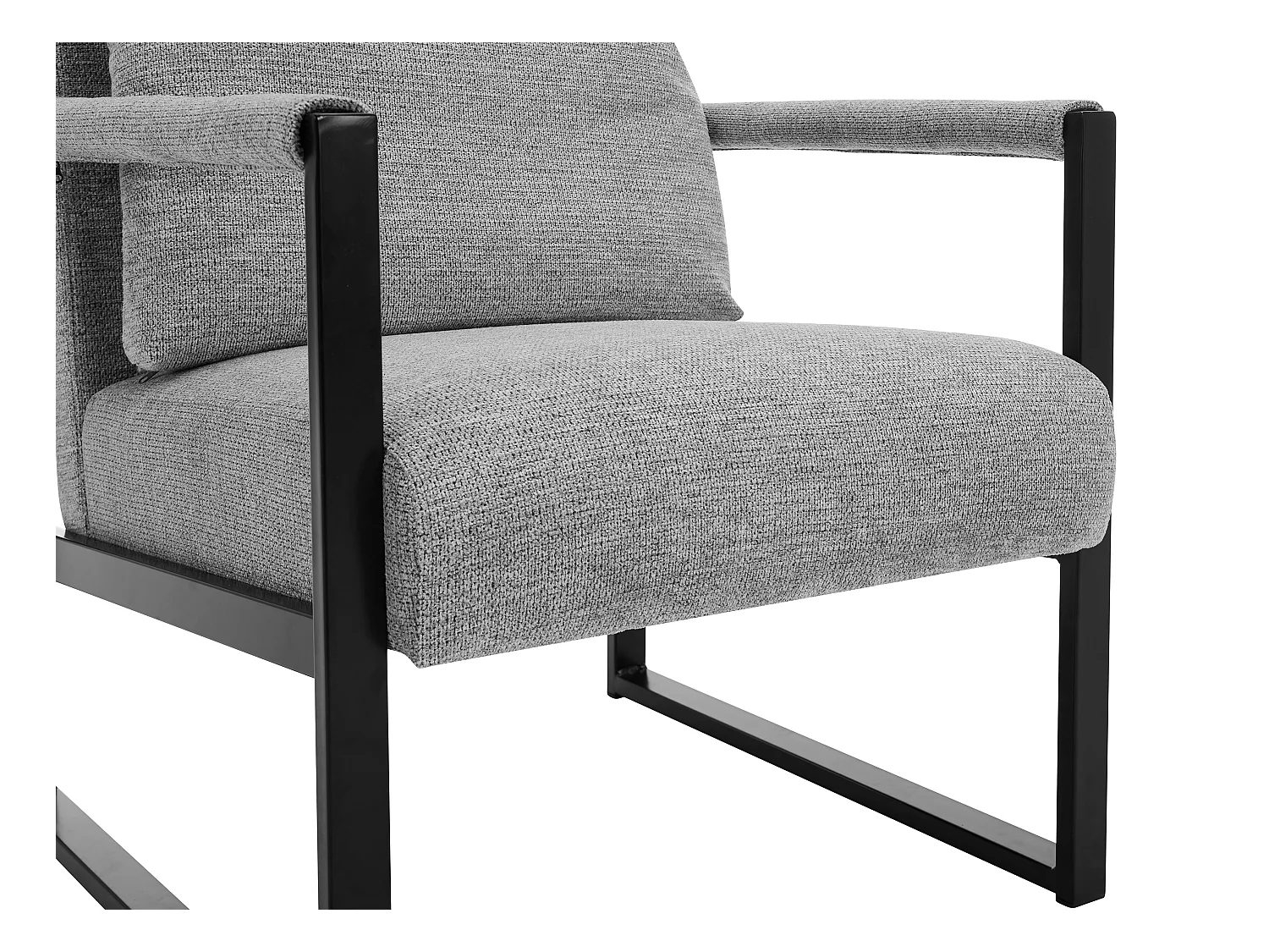 Sessel - Strukturstoff - Grau - ISPORI