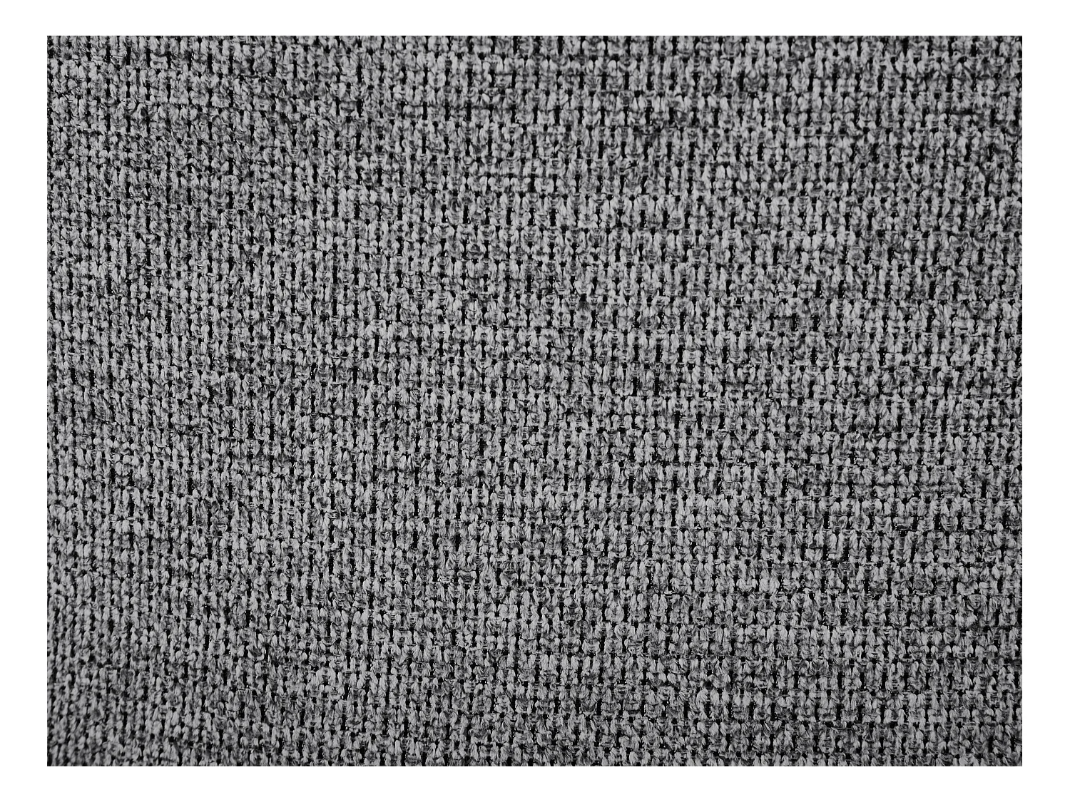 Sillón pivotante de tela jaspeado gris SELENDO