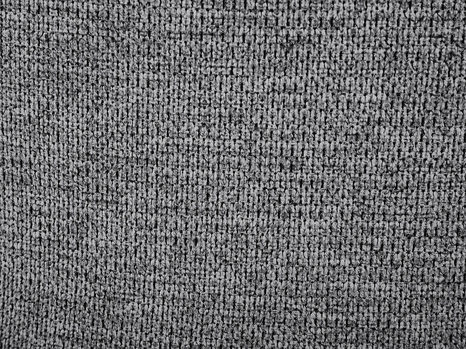 Fauteuil pivotant en tissu chiné gris SELENDO