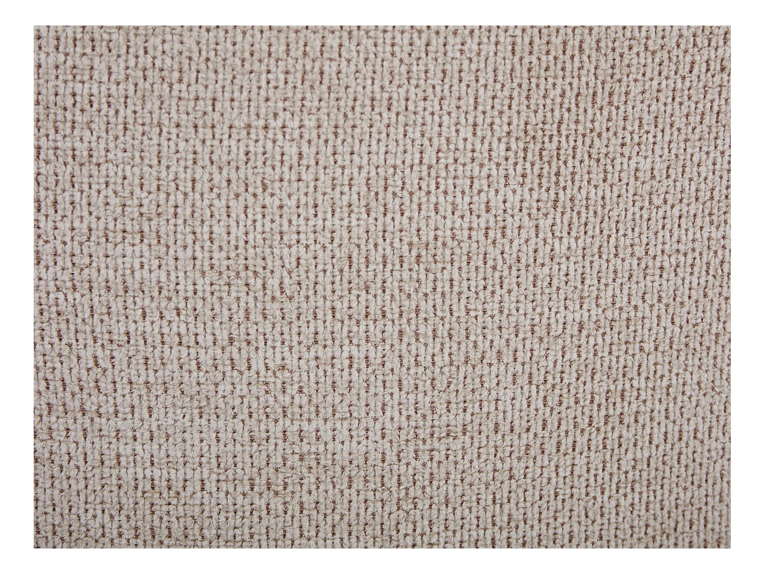 Sillón pivotante de tela jaspeado beige SELENDO