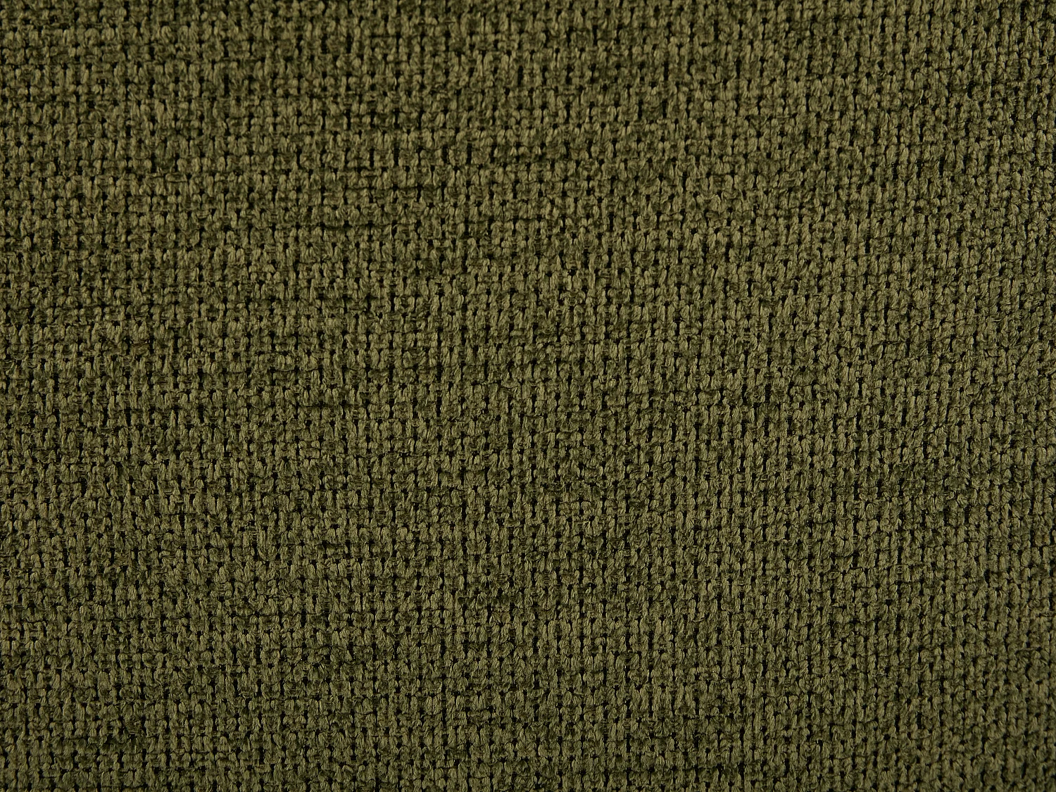 Sillón pivotante de tela jaspeado verde SELENDO