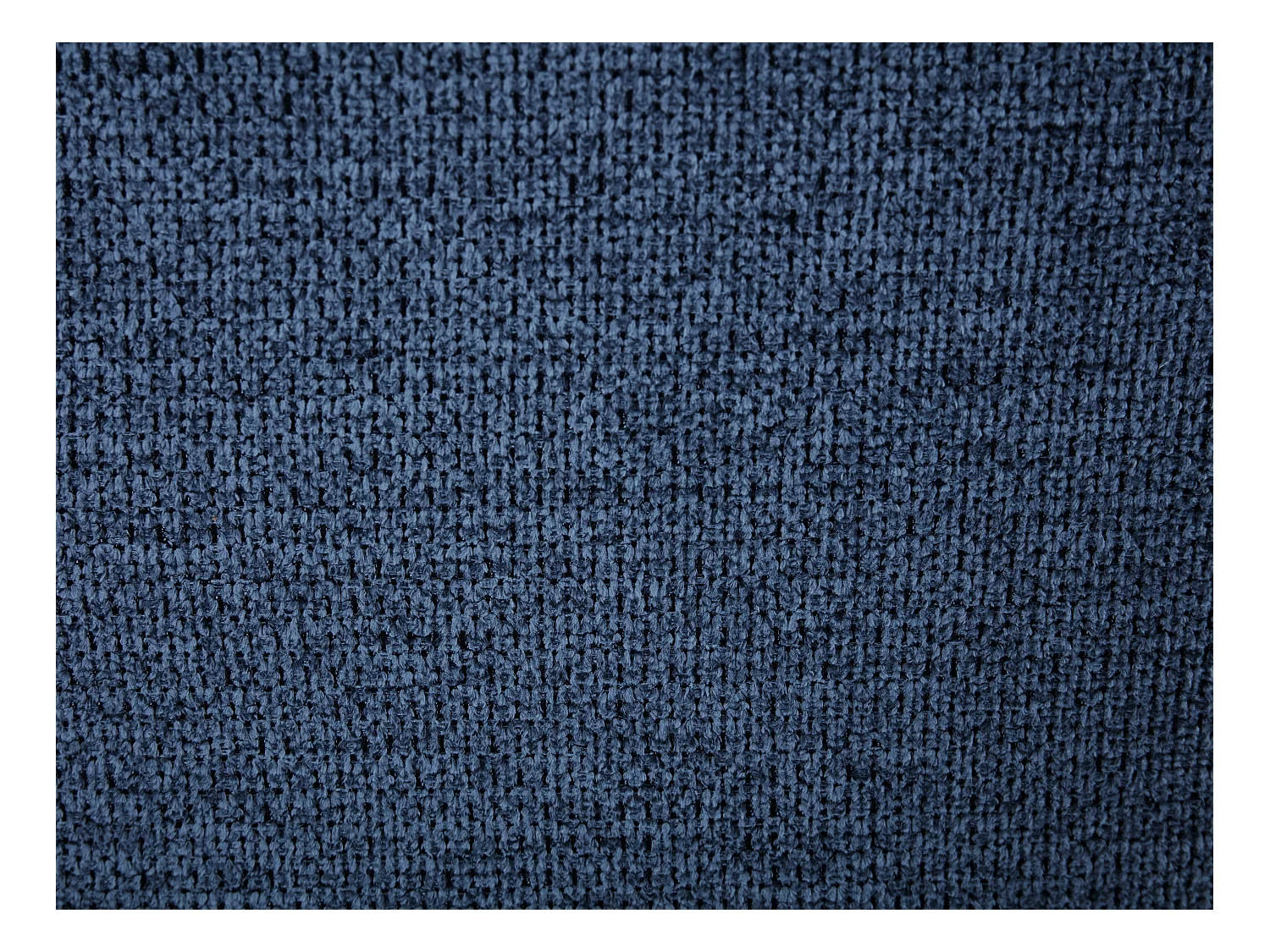 Sillón pivotante de tela jaspeado azul SELENDO