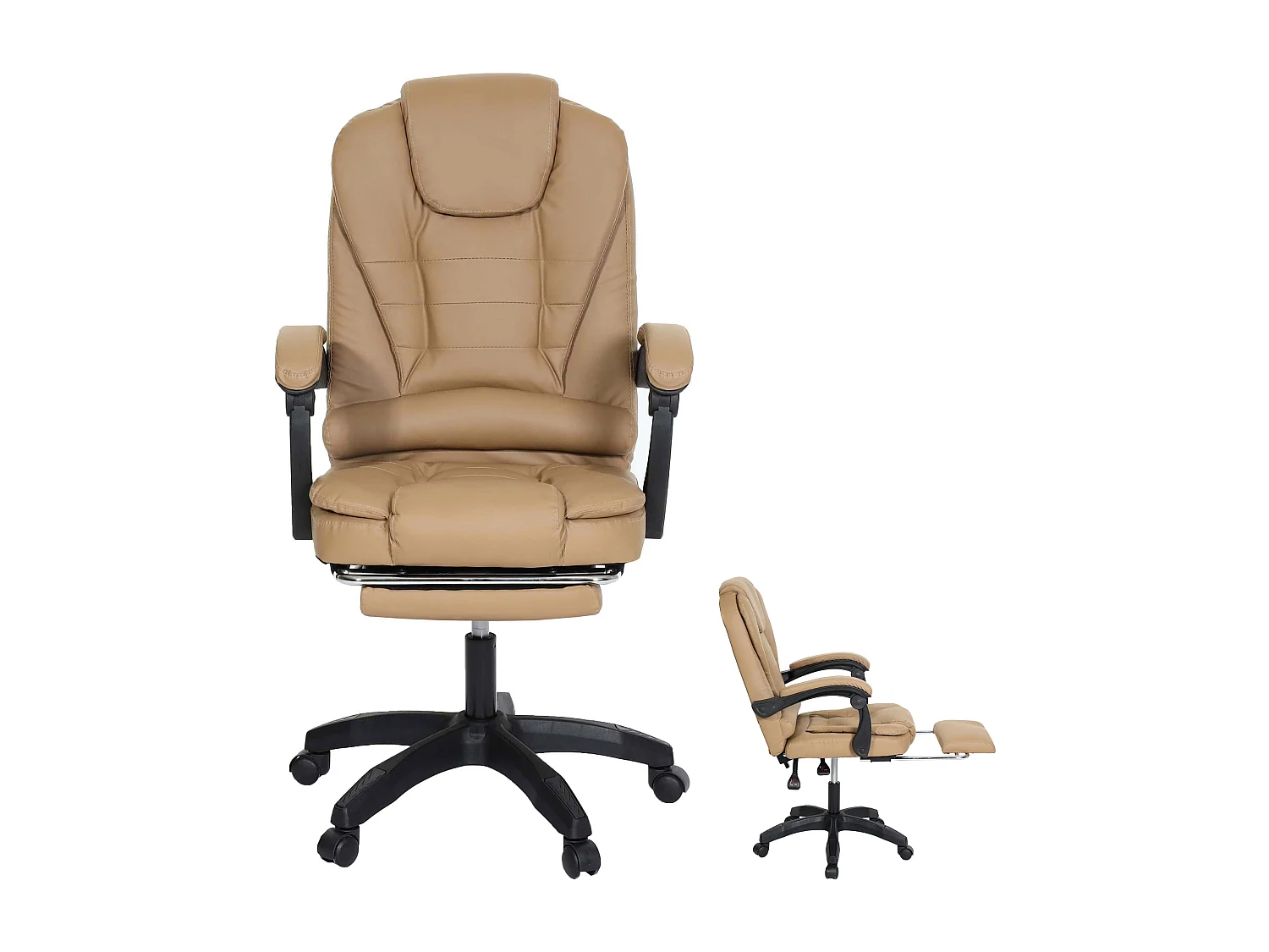 Chaise de bureau MCW-M80,  taupe