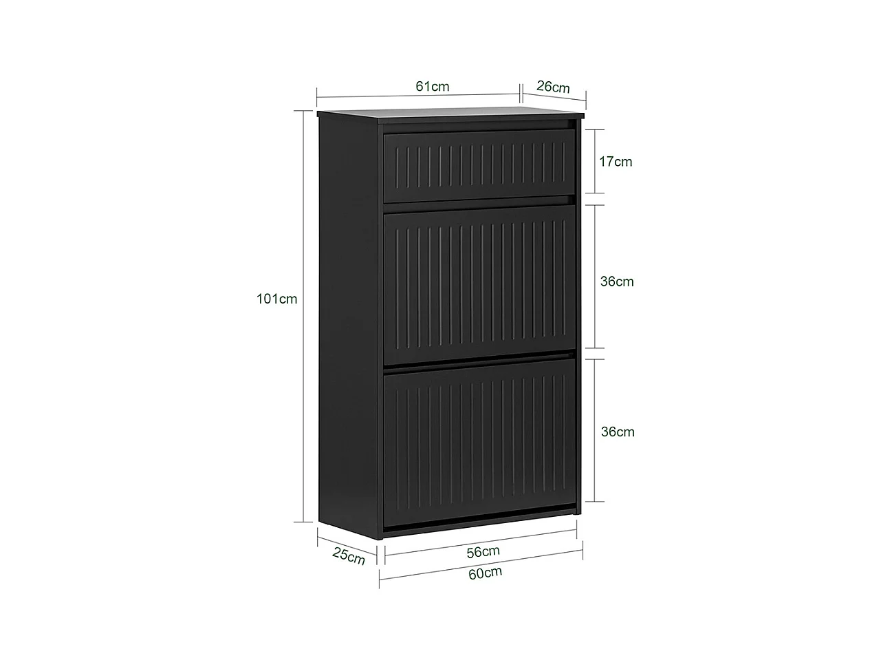 SoBuy Schuhschrank FSR165-SCH