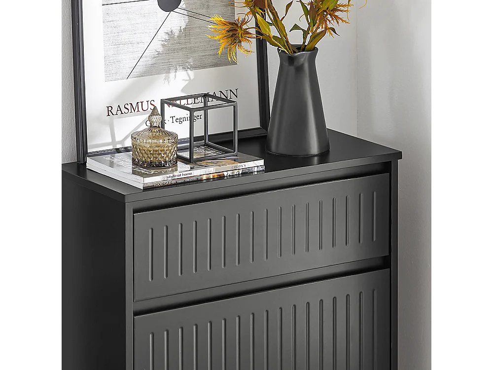 Szafka na buty z 2 drzwiami i 1 szufladą FSR165-SCH