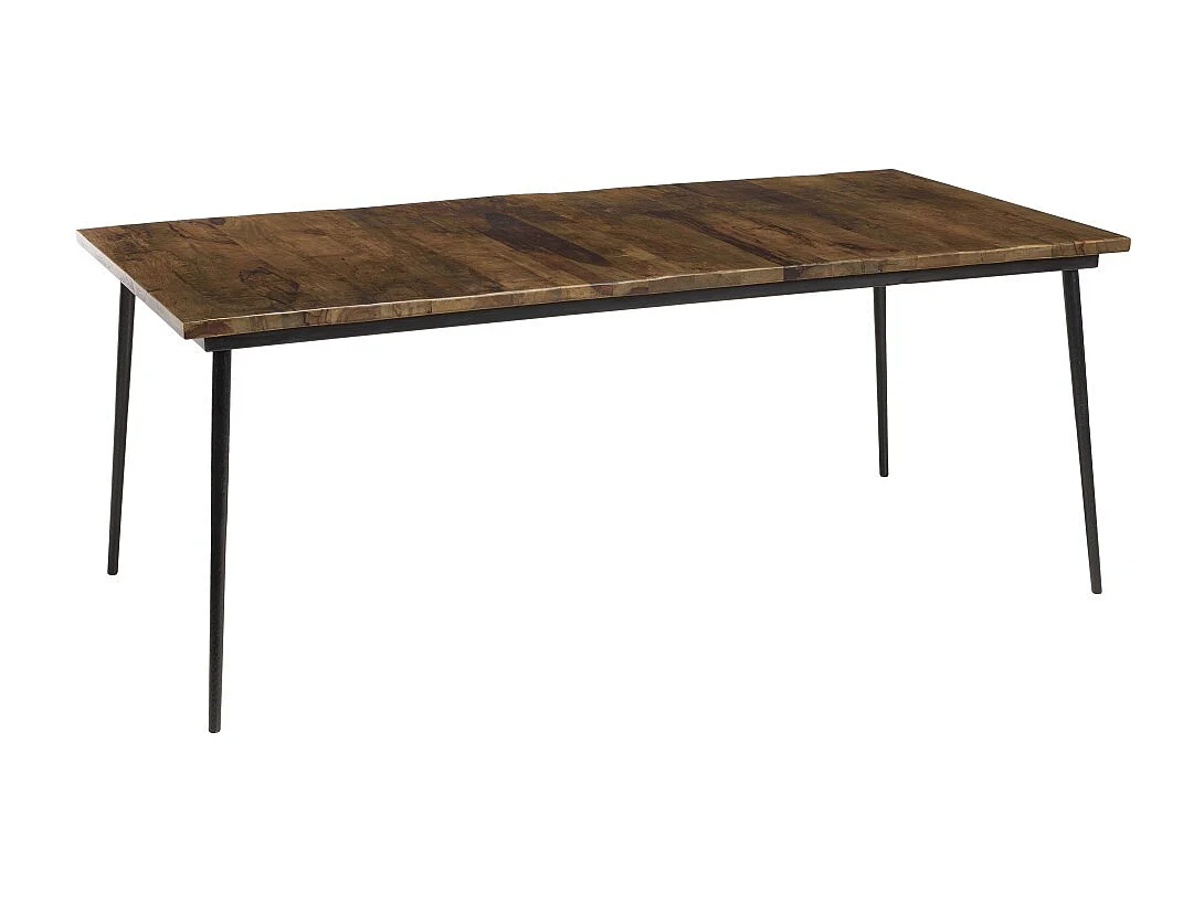 KIARA - Table à manger rectangulaire 200x100cm bois recyclé