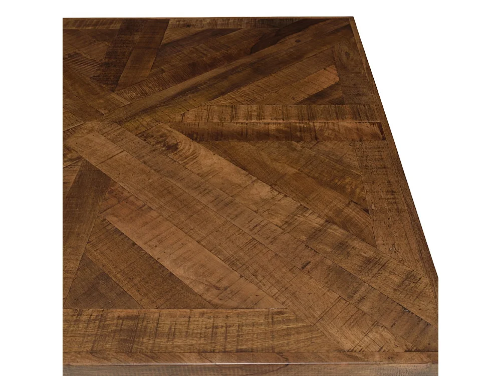 KIARA - Table à manger rectangulaire 220x100cm bois recyclé