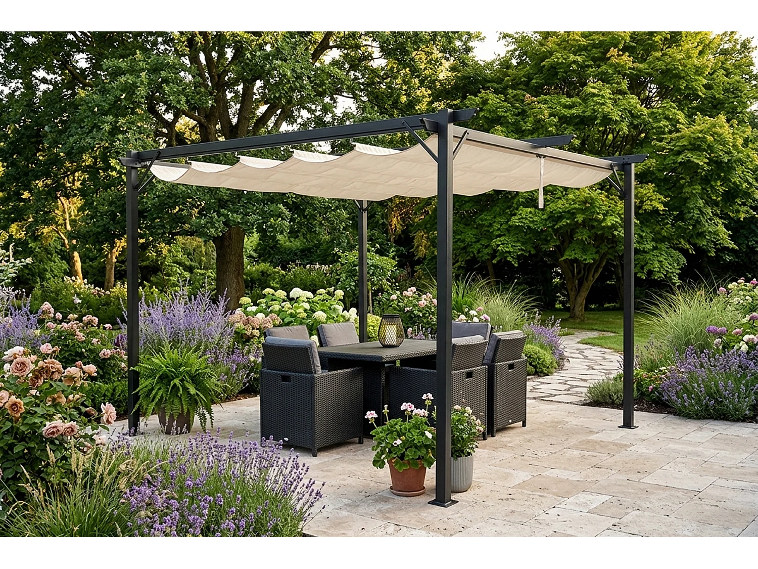Gazebo pergola da giardino 3x4 mod. Havana