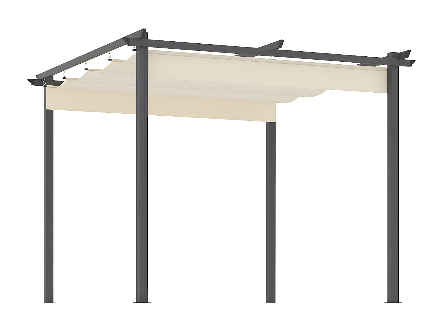 Gazebo pergola da giardino 3x3 mod. Havana