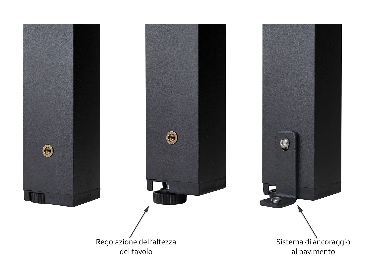 Tavolo da giardino allungabile 135/270 x 90 cm mod. Ares