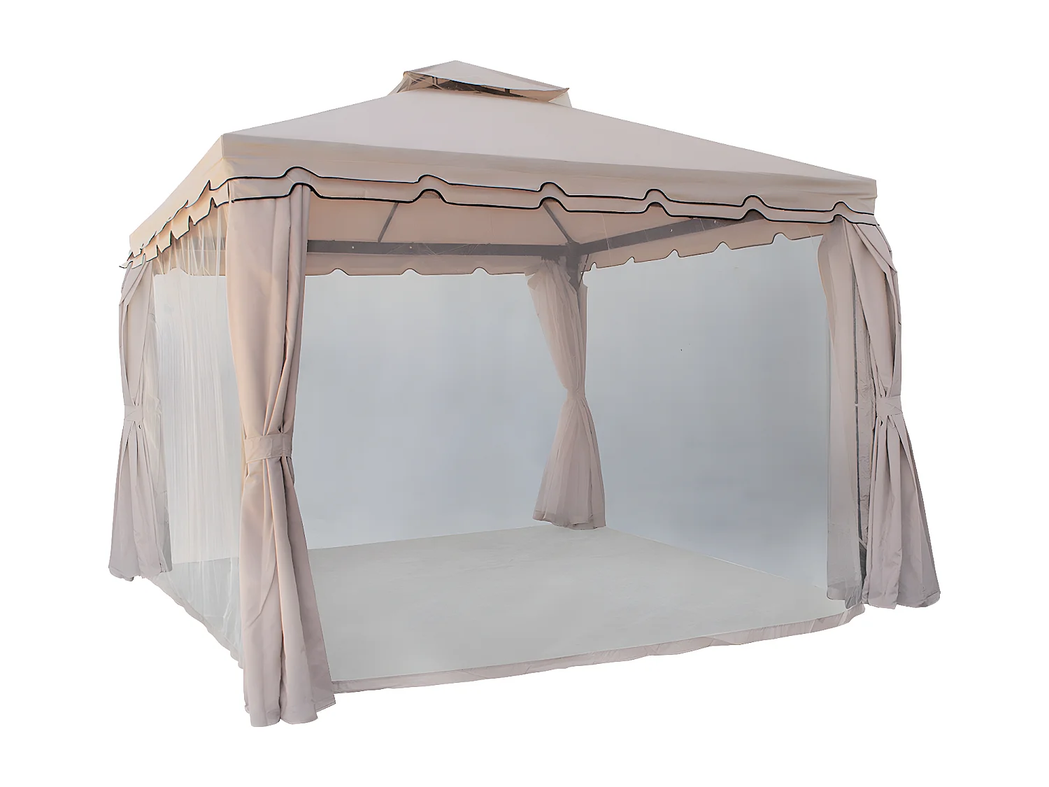 Gazebo da giardino 3×3 con zanzariera mod. Santiago