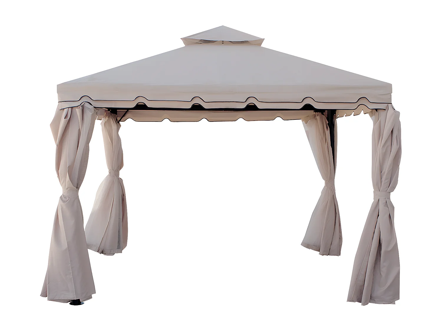 Gazebo da giardino 3×3 con zanzariera mod. Santiago