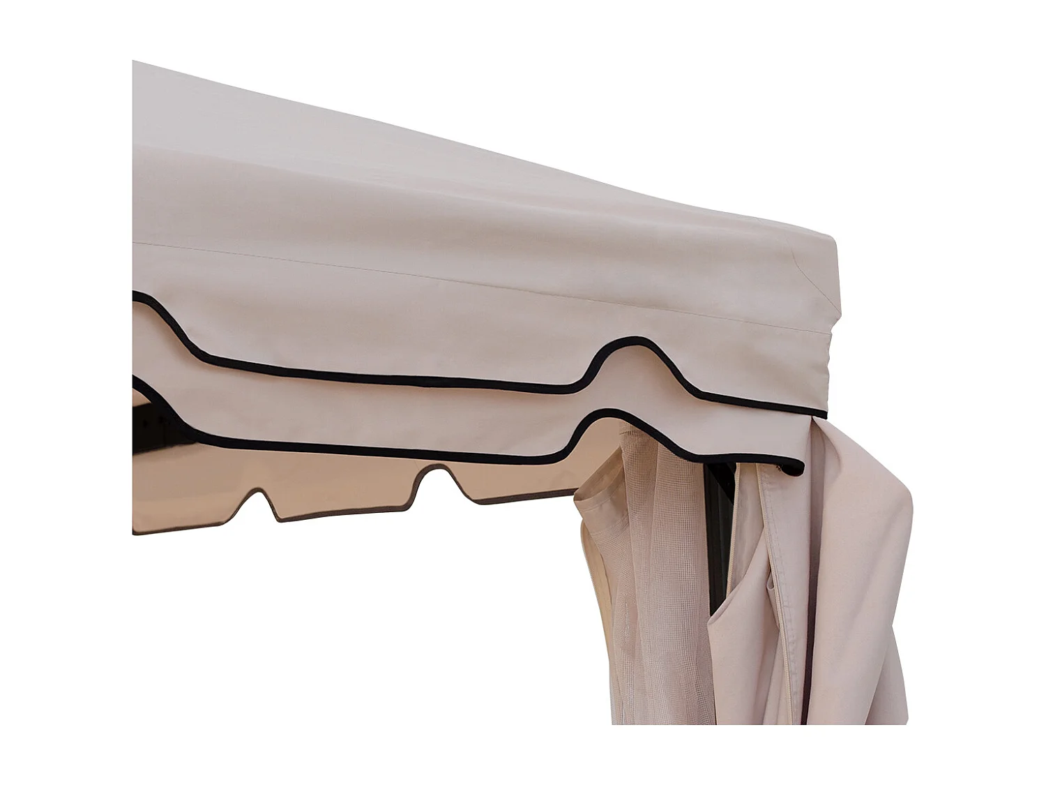 Gazebo da giardino 3×3 con zanzariera mod. Santiago