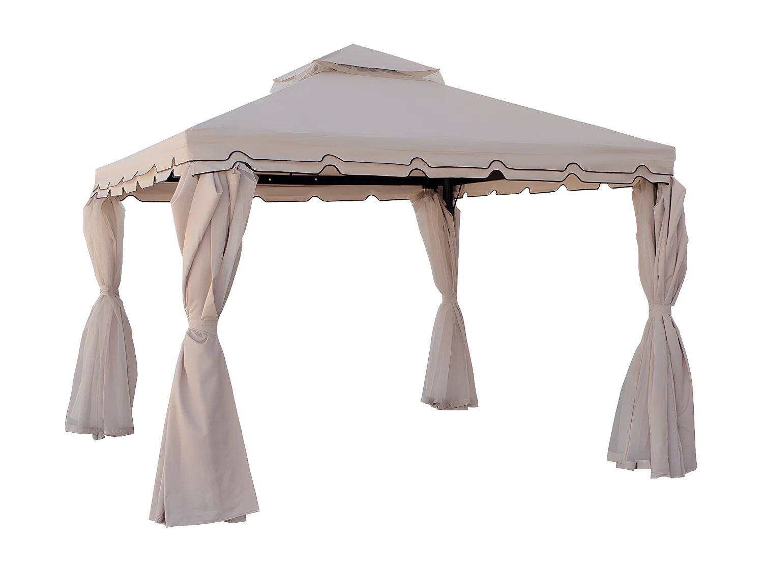 Gazebo da giardino 3×3 con zanzariera mod. Santiago