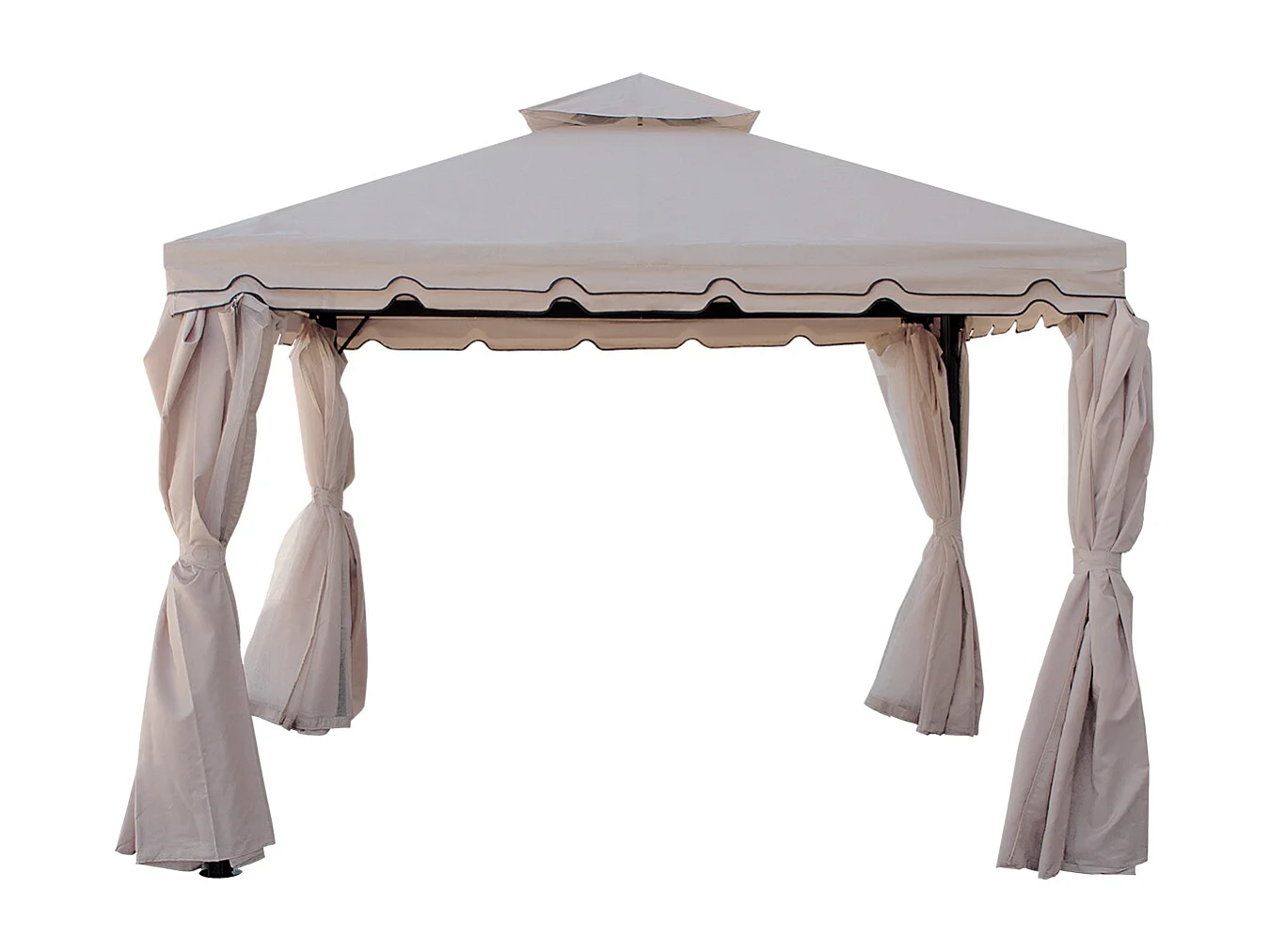 Gazebo da giardino 3×3 con zanzariera mod. Santiago