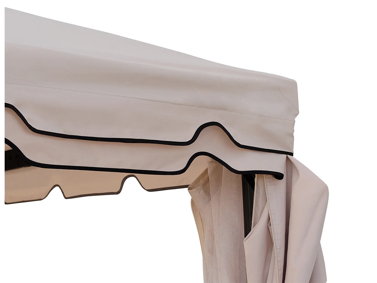 Gazebo da giardino 3×3 con zanzariera mod. Santiago