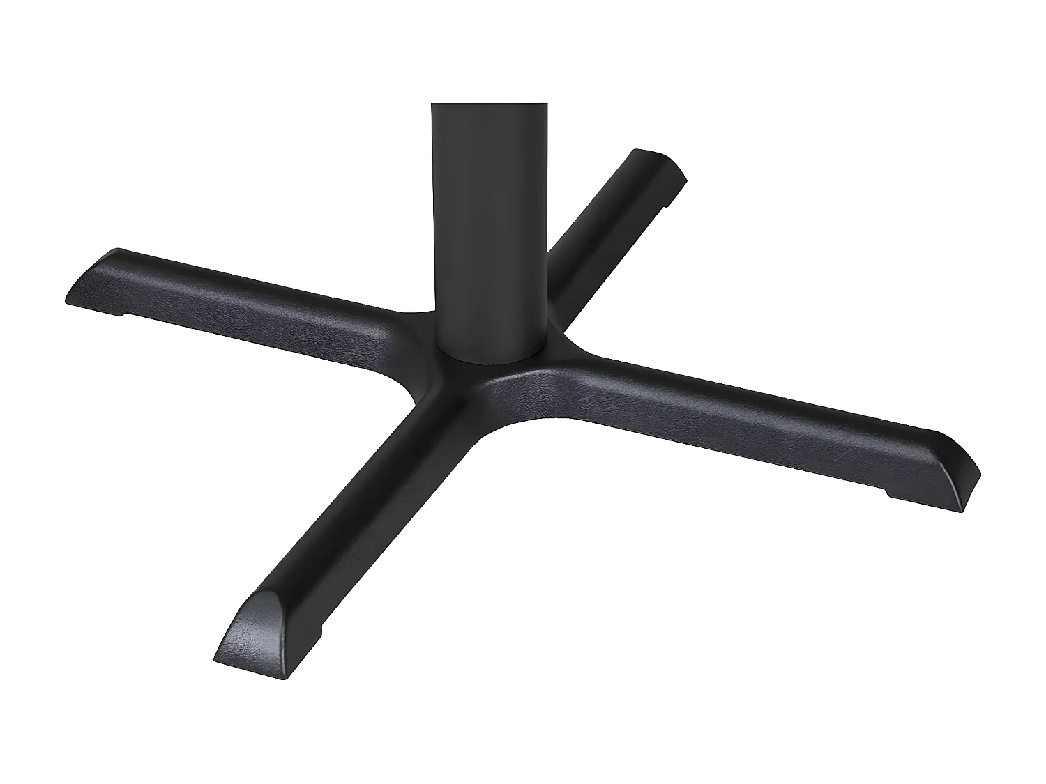 Tavolo bar quadrato 80x80 nero, tavolo da esterno mod. Kevin