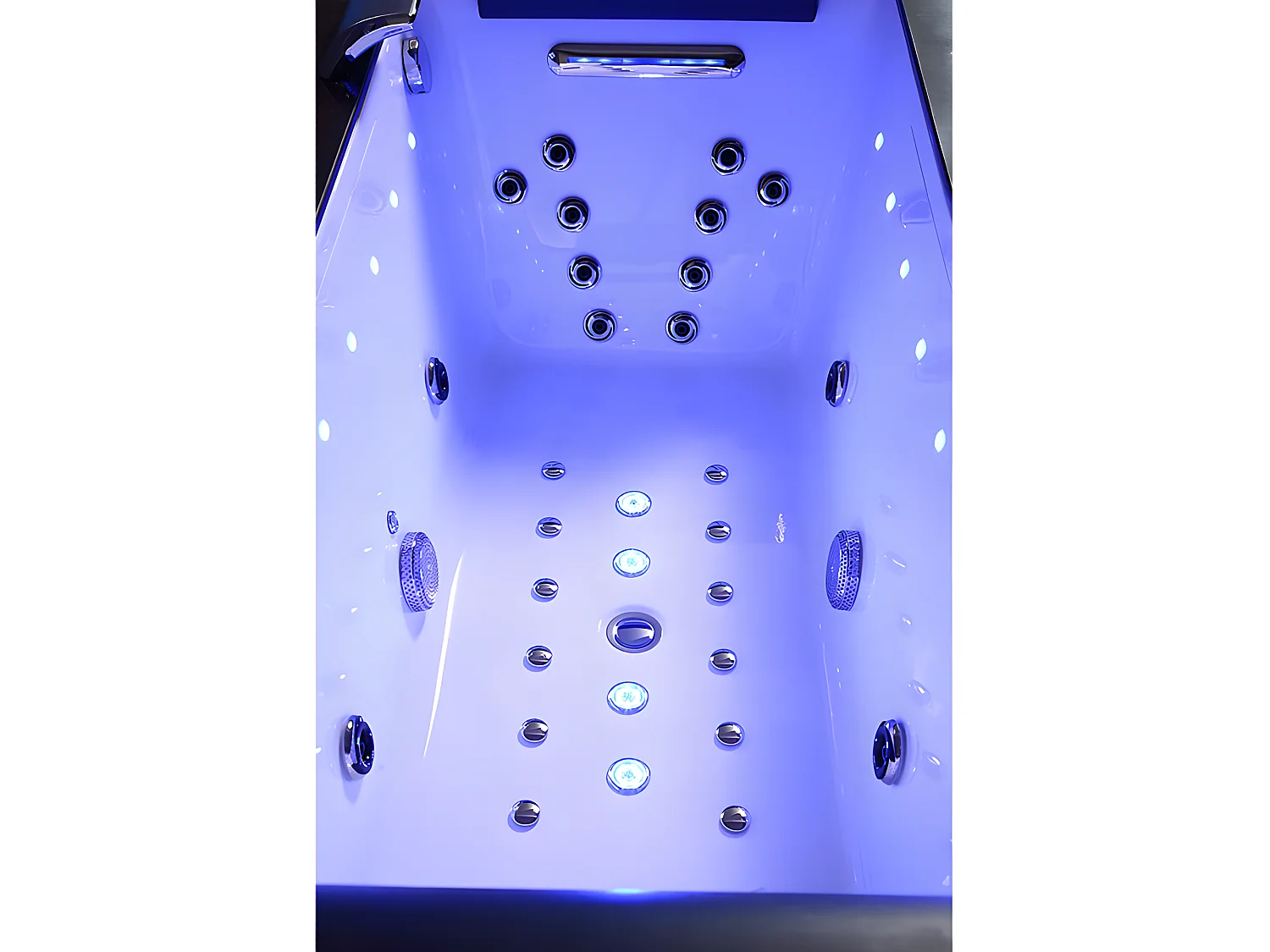 Baignoire balneo Thérapeutique ALTESS BLACK 180 2 places ARCHIPEL® - 180x90