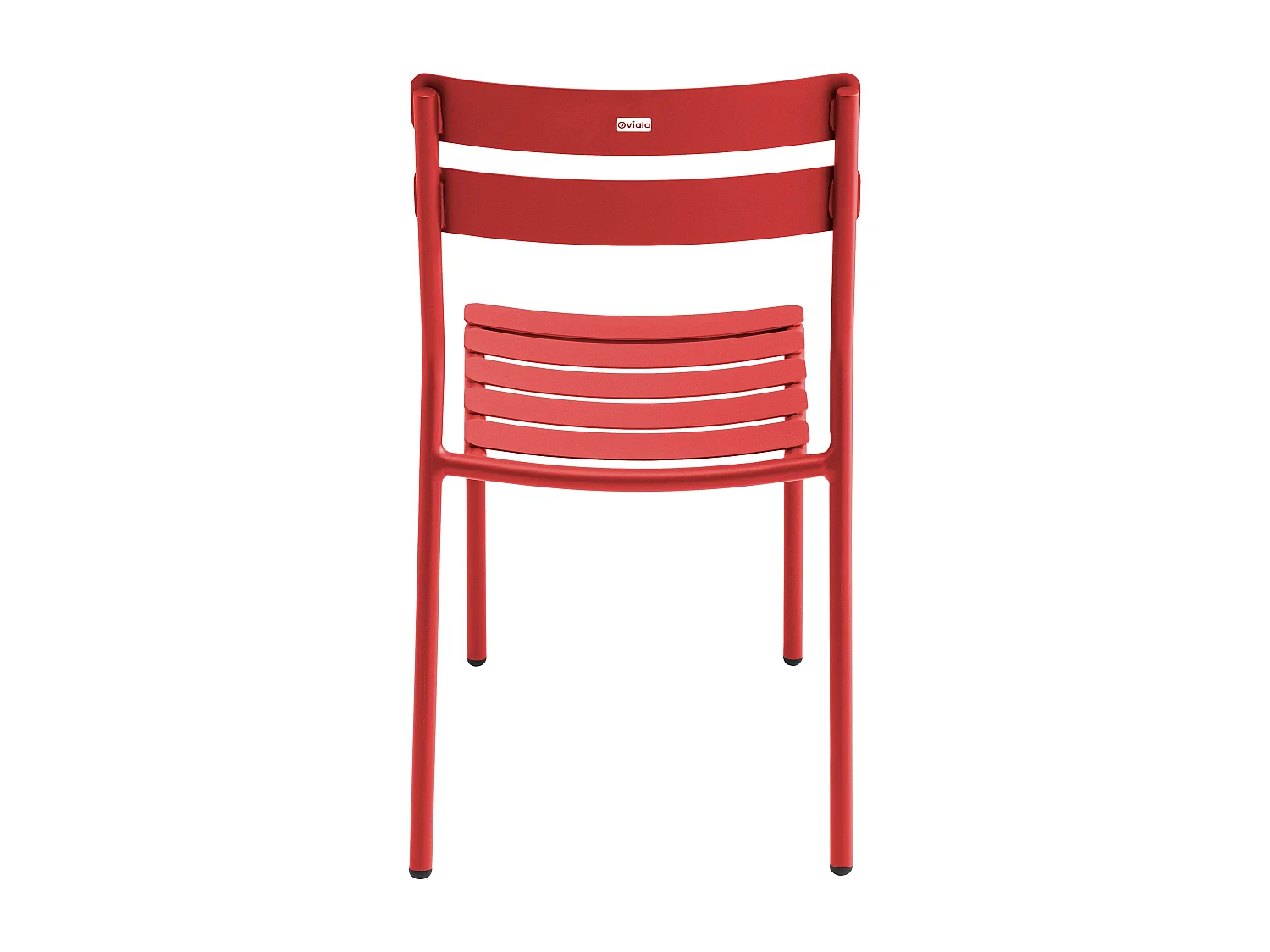 Donkerrode tuinstoel