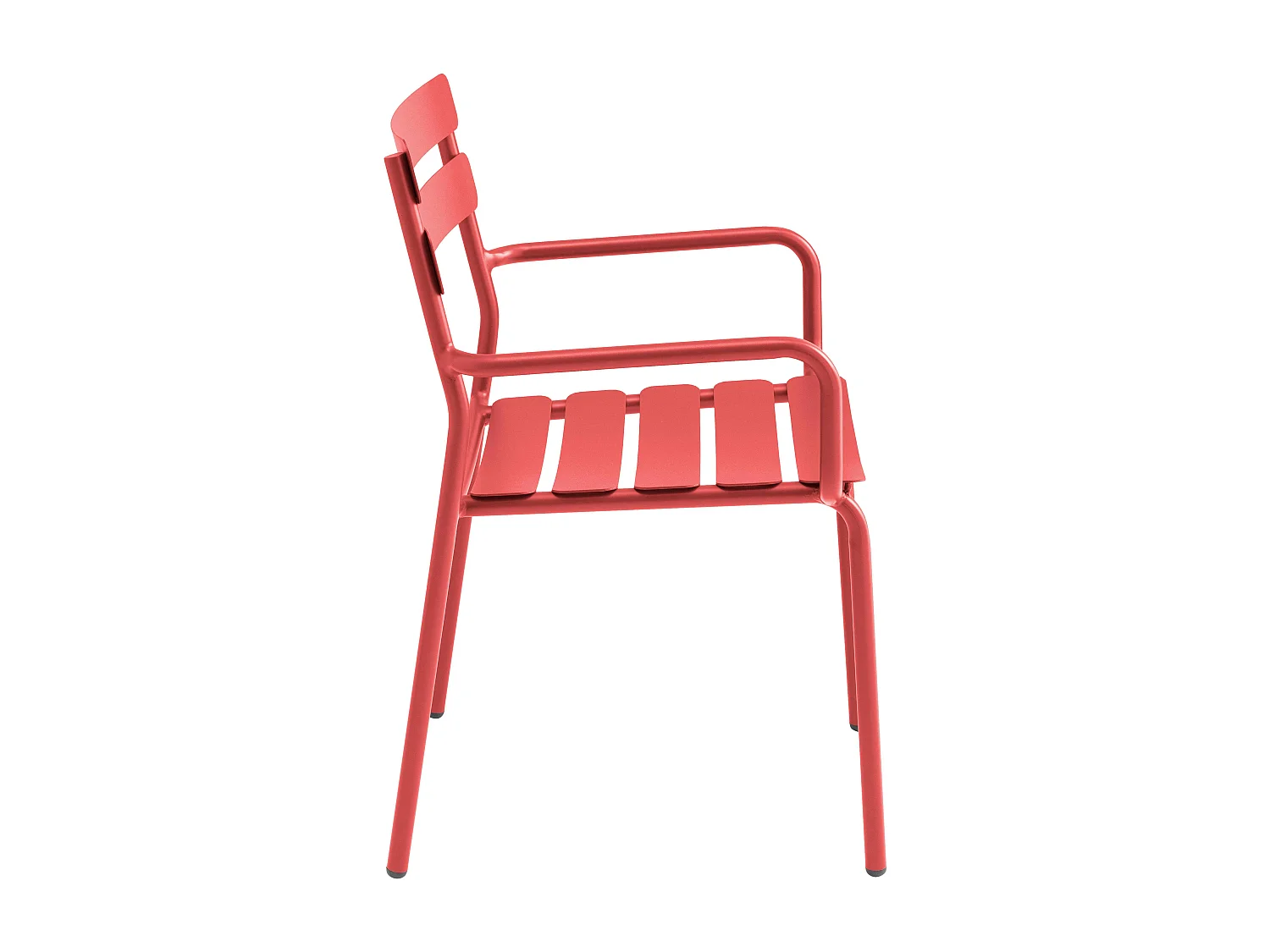 Donkerrode terrasstoel