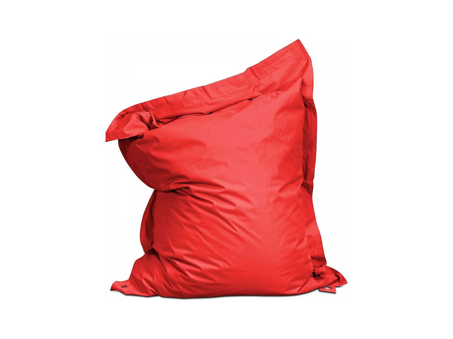 Housse vide de coussin de sol polyester rouge 180 x 145 cm