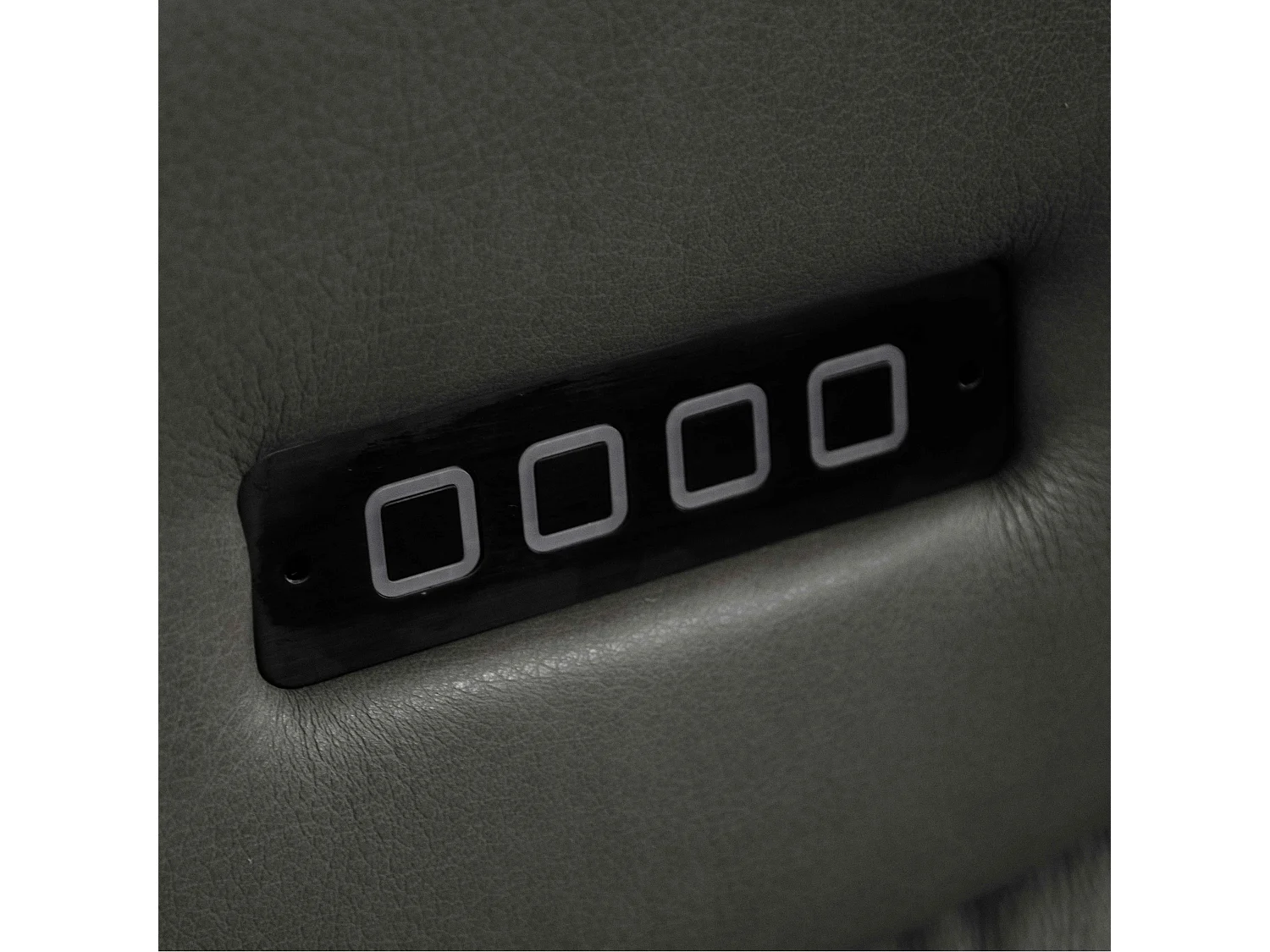 Fauteuil de relaxation électrique en cuir noir