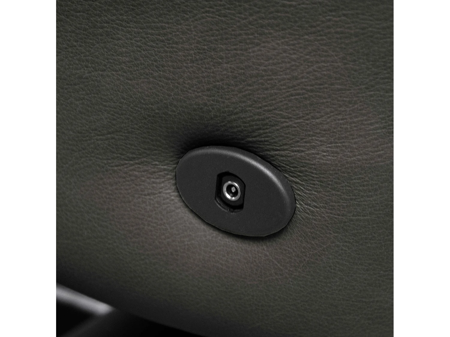 Fauteuil de relaxation électrique en cuir noir