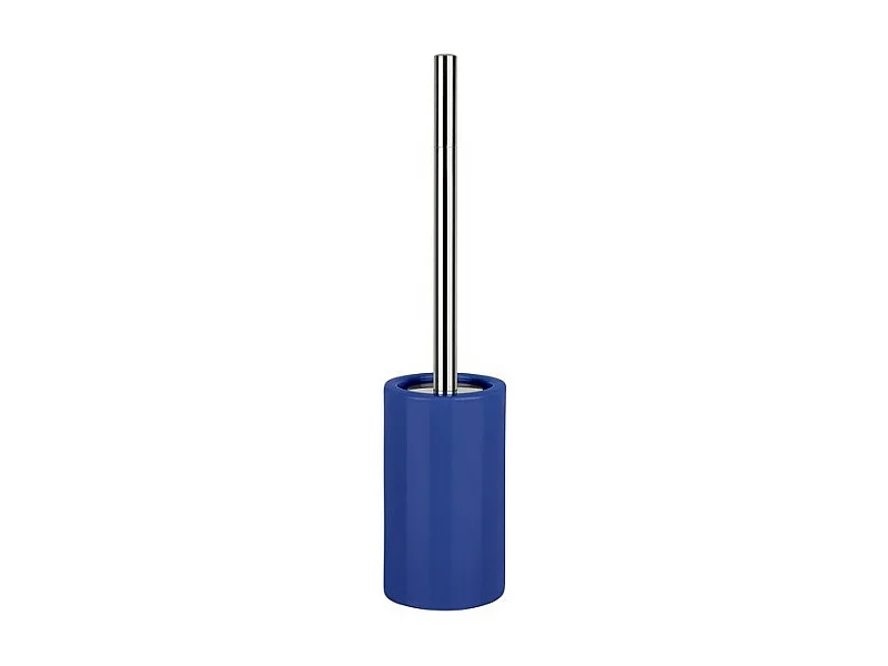 Brosse Wc avec support Céramique TUBE Bleu Navy Spirella