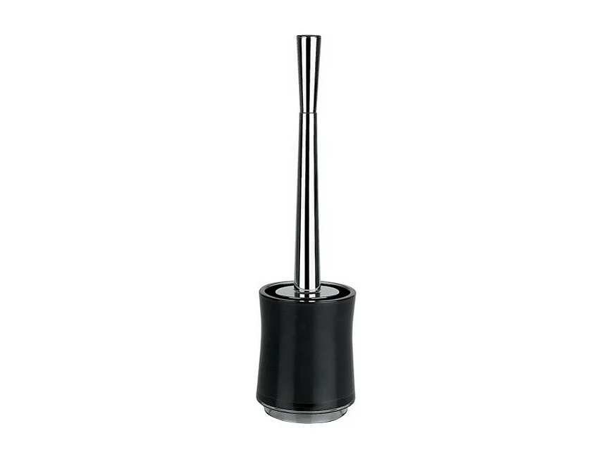 Brosse Wc avec support Acrylique SYDNEY Noir Spirella