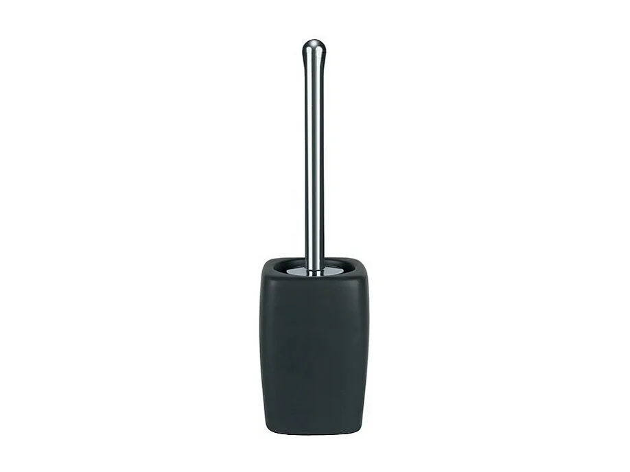 Brosse wc avec support Céramique RETRO Noir Spirella