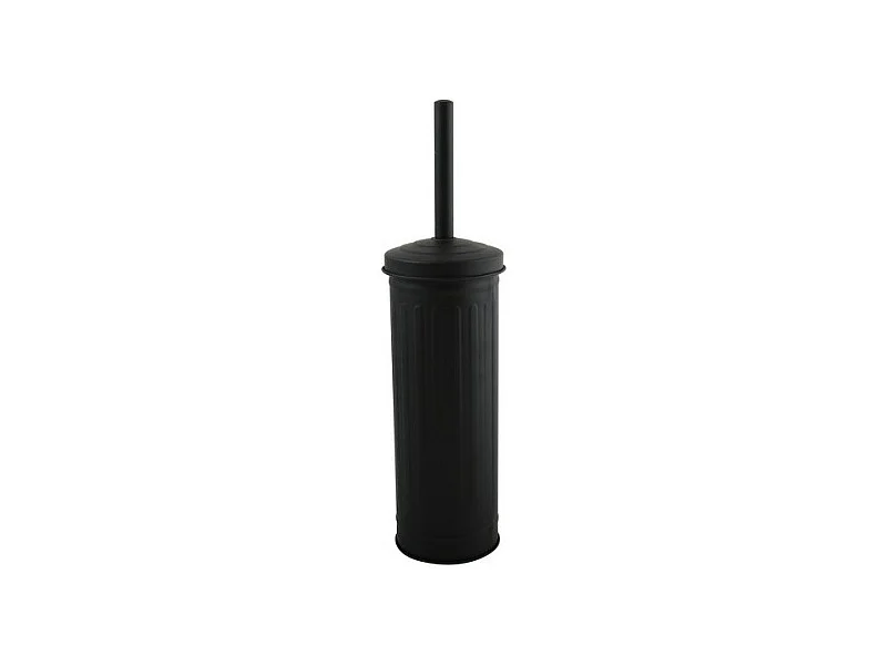 Brosse Wc avec support Acier HABANA Noir MSV