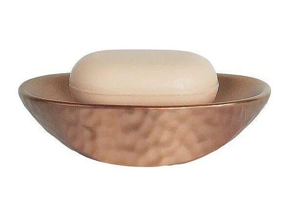 Porte savon Céramique DARWIN HAMMERED Cuivré Spirella