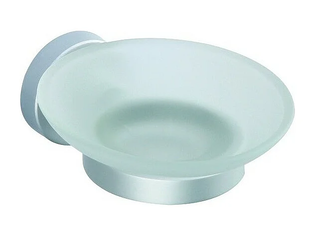 Porte Savon Aluminuim LUGANO Transparent MSV