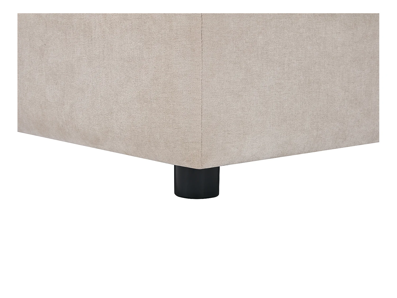 Eckrelaxsofa elektrisch mit Stauraum - Ecke links - Stoff - Beige - BURIOCA