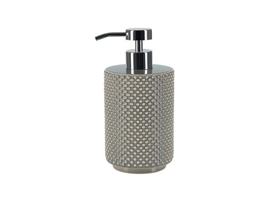 Distributeur de savon Faience MERO Taupe Spirella