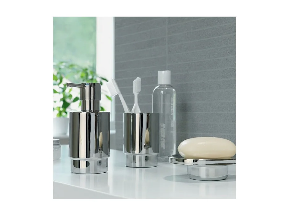 Distributeur de savon Inox NYO Gris poli Spirella